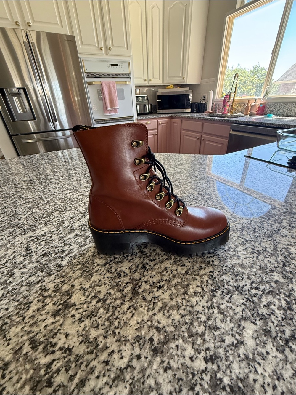 Leona Dr Martens Brown Women’s Boot Size 7